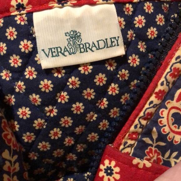 Vera Bradley Retired Red Americana Purse Tote bag. - Picture 3 of 3